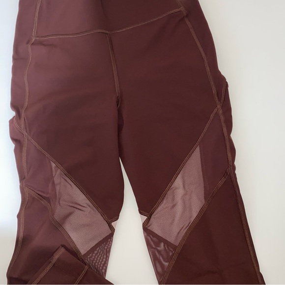Lululemon burgundy leggings - Picture 3 of 5
